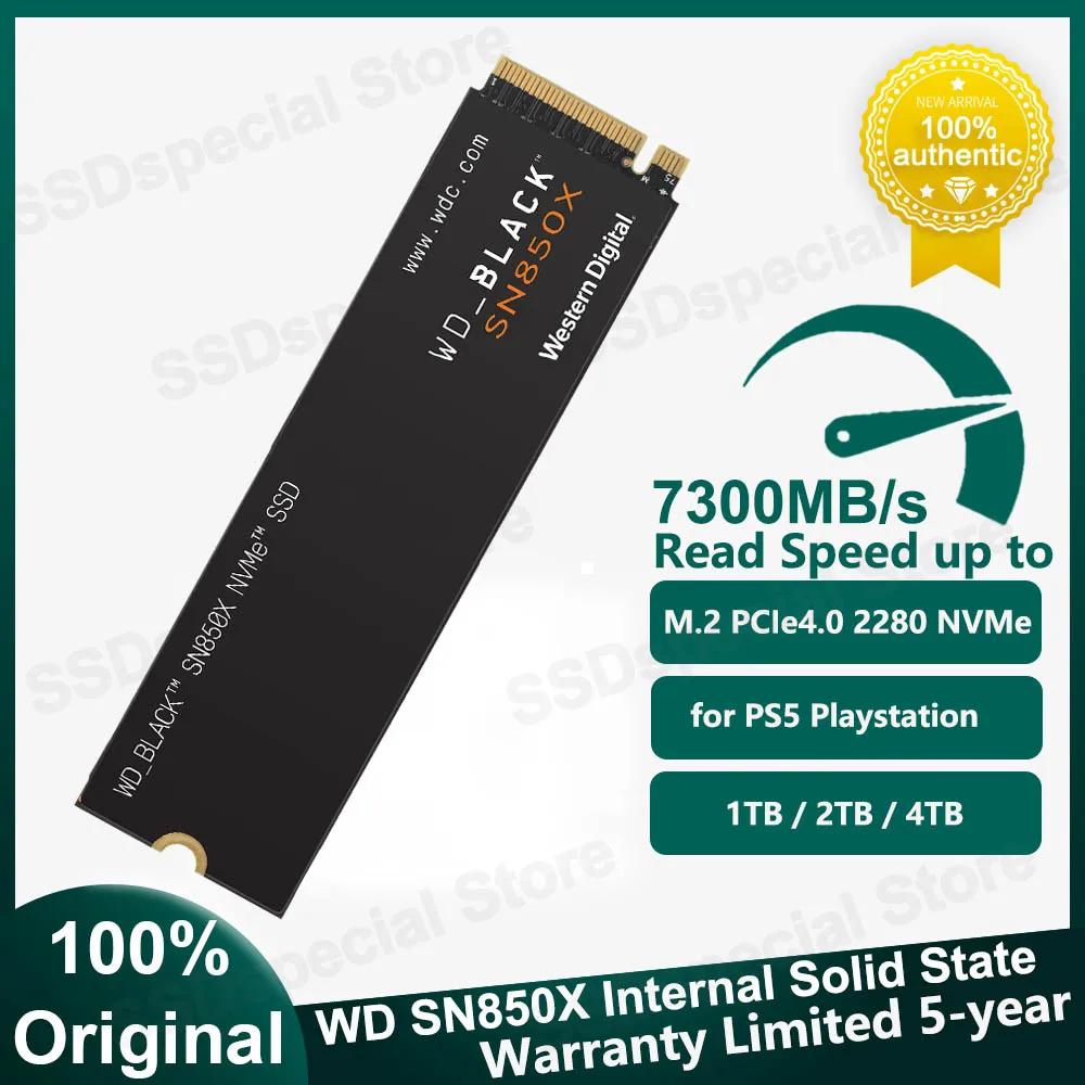 WD_BLACK   SSD, PS5 ÷̼̽ 5 Ʈ ӿ ǻͿ, M.2 NVMe PCIe 4.0, ִ 7300 MB/s 2280 SSD